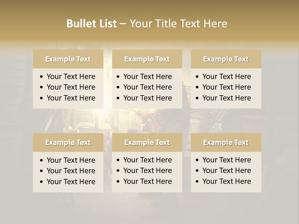 Heat Light Cylinder PowerPoint Template