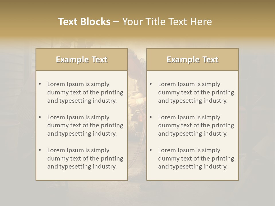 Heat Light Cylinder PowerPoint Template