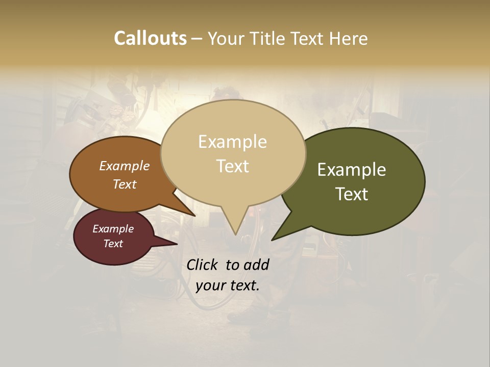 Heat Light Cylinder PowerPoint Template