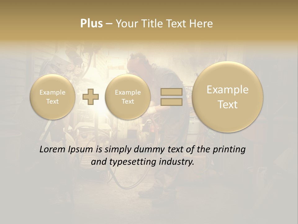 Heat Light Cylinder PowerPoint Template