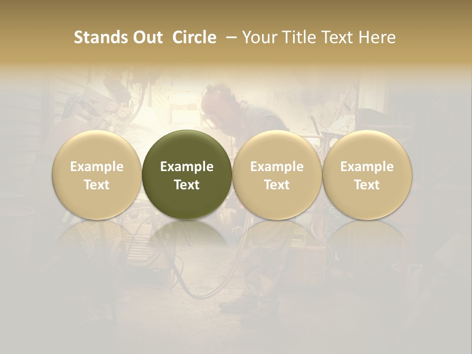 Heat Light Cylinder PowerPoint Template