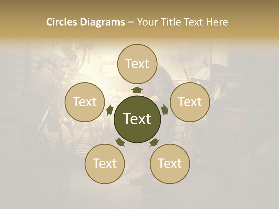 Heat Light Cylinder PowerPoint Template