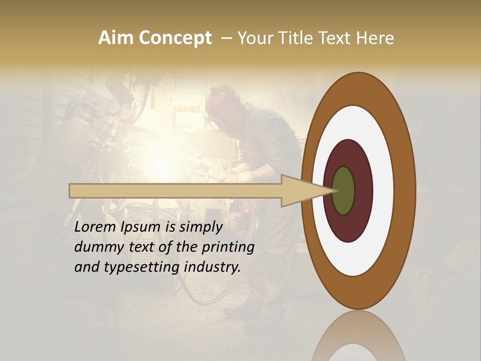 Heat Light Cylinder PowerPoint Template