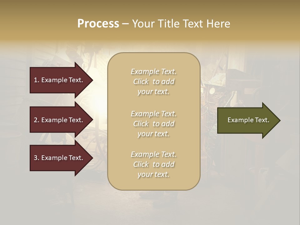 Heat Light Cylinder PowerPoint Template