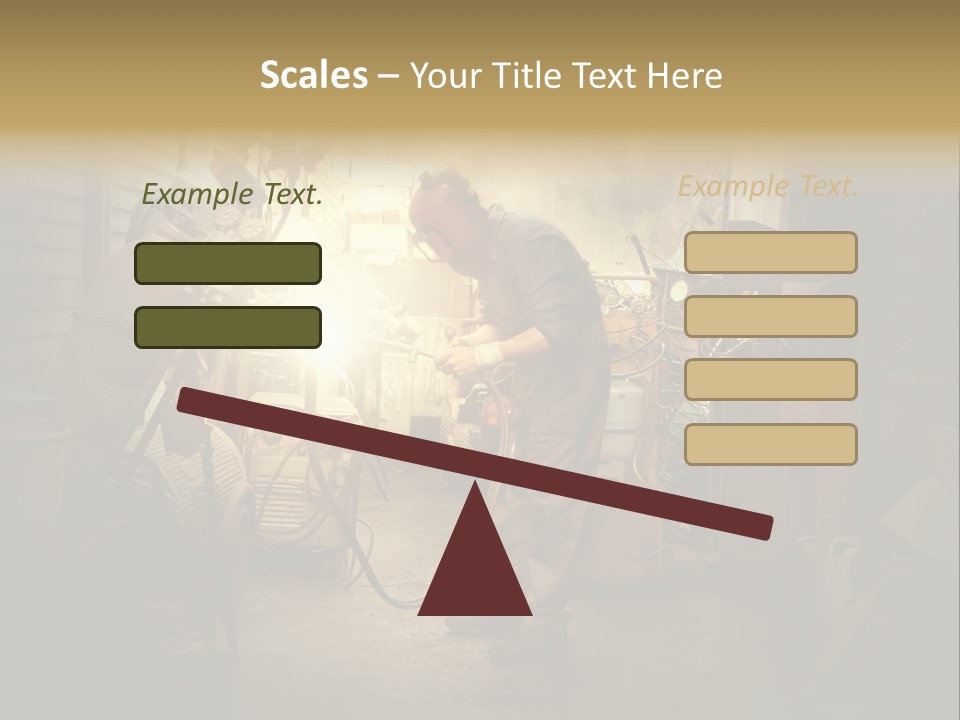 Heat Light Cylinder PowerPoint Template