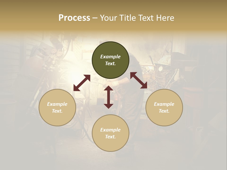 Heat Light Cylinder PowerPoint Template