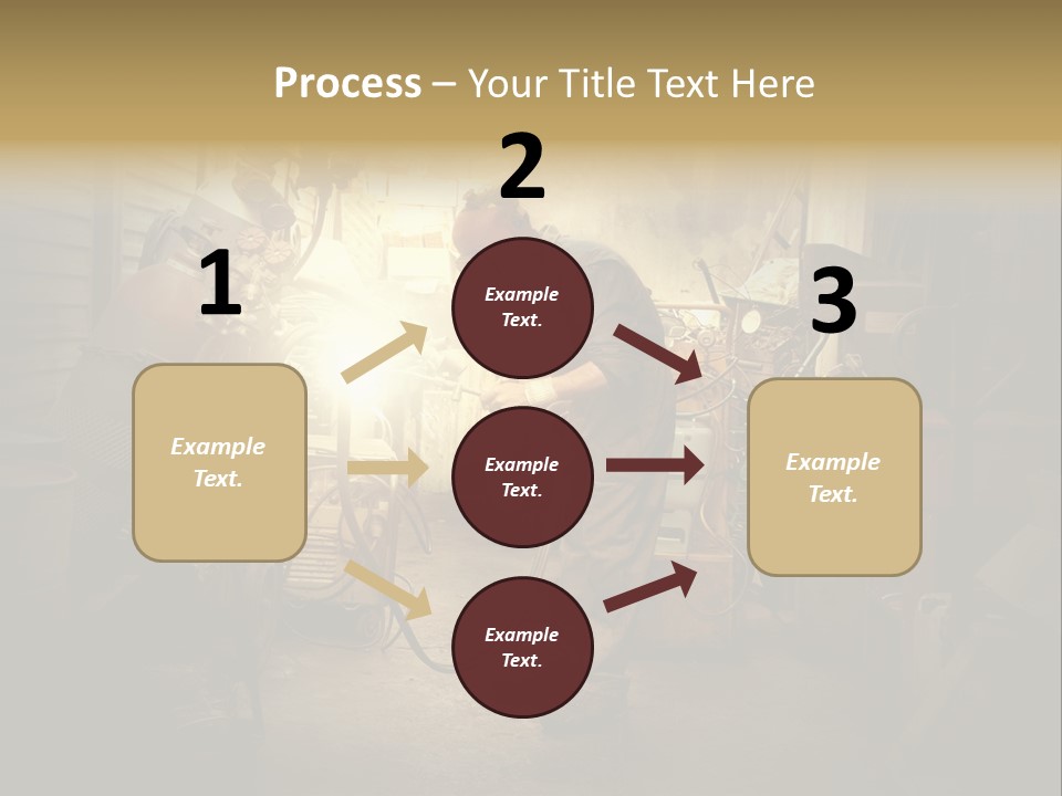 Heat Light Cylinder PowerPoint Template