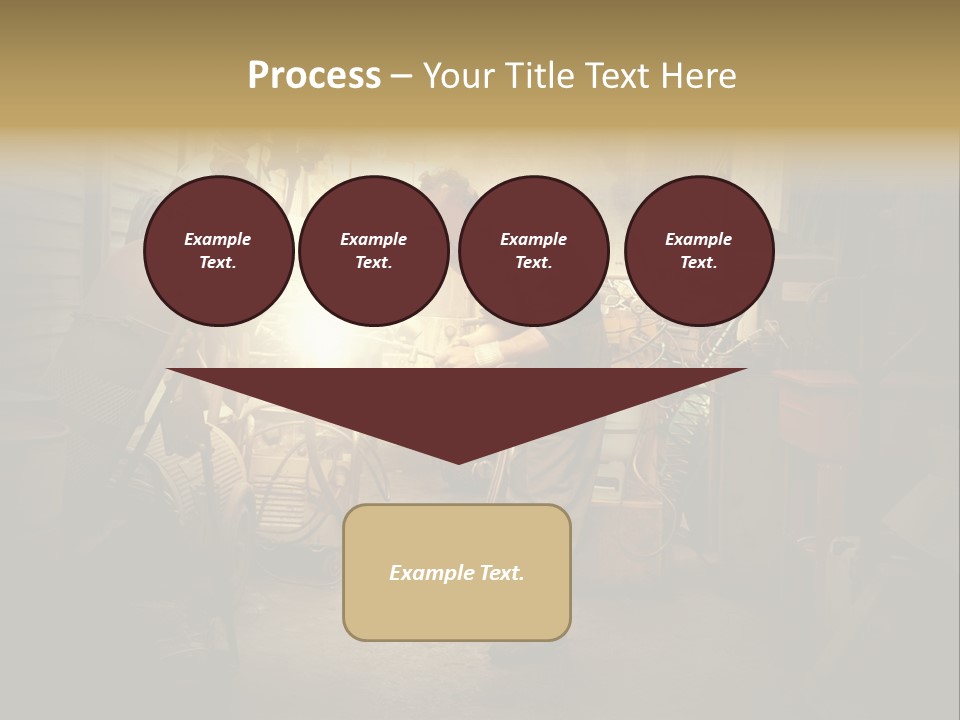 Heat Light Cylinder PowerPoint Template