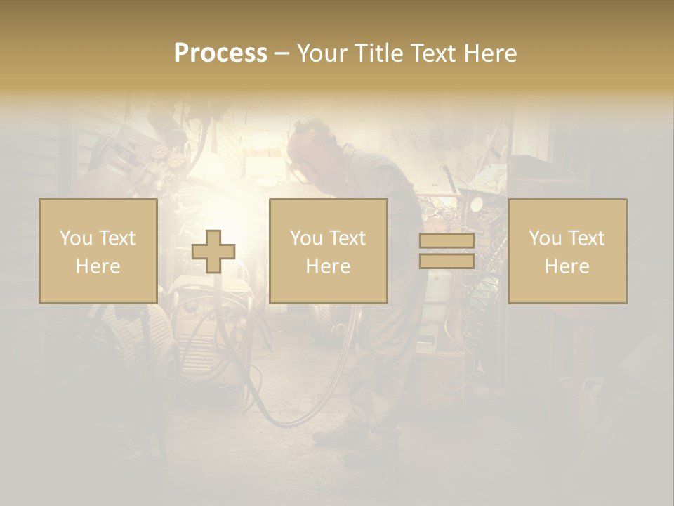 Heat Light Cylinder PowerPoint Template