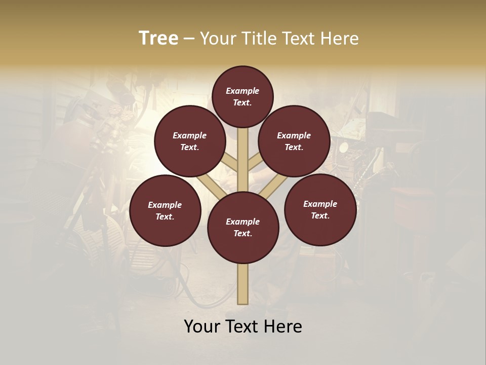 Heat Light Cylinder PowerPoint Template