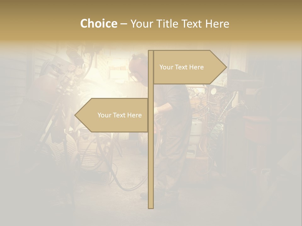 Heat Light Cylinder PowerPoint Template