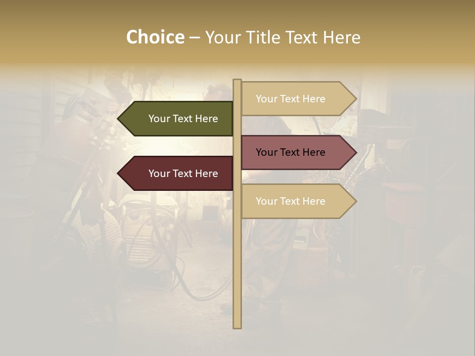Heat Light Cylinder PowerPoint Template