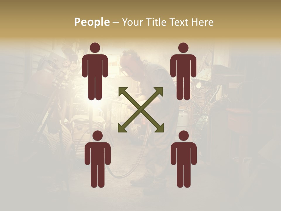 Heat Light Cylinder PowerPoint Template