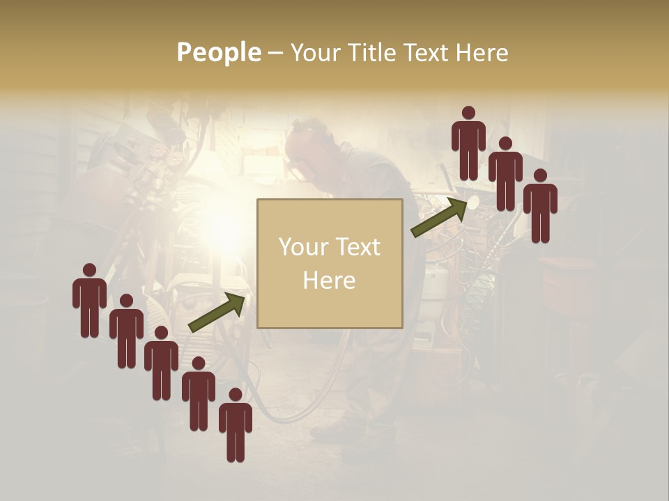 Heat Light Cylinder PowerPoint Template