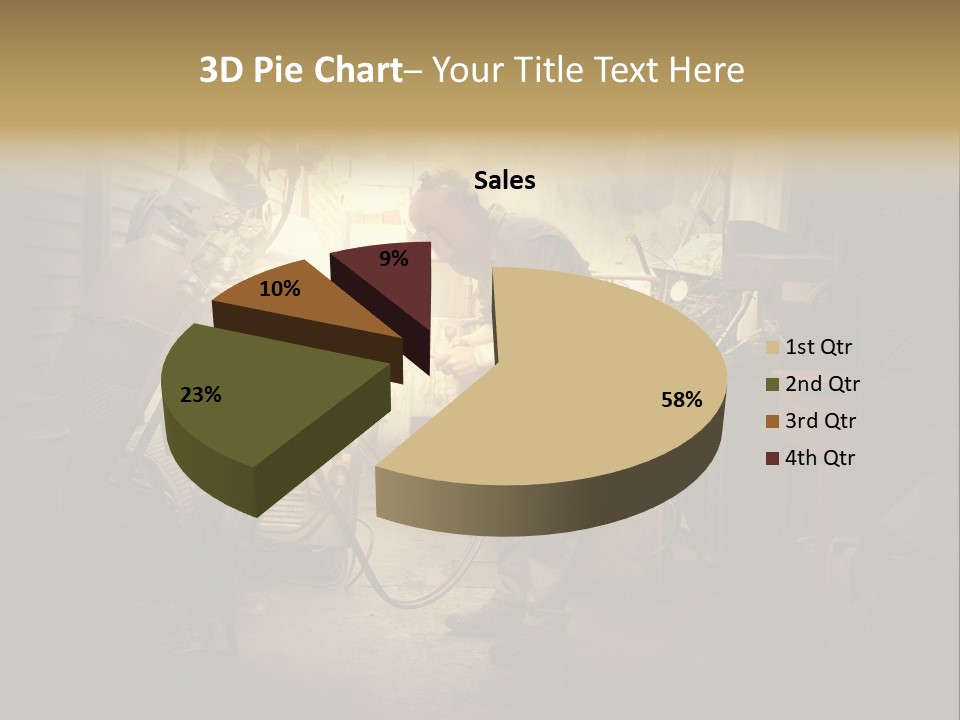 Heat Light Cylinder PowerPoint Template