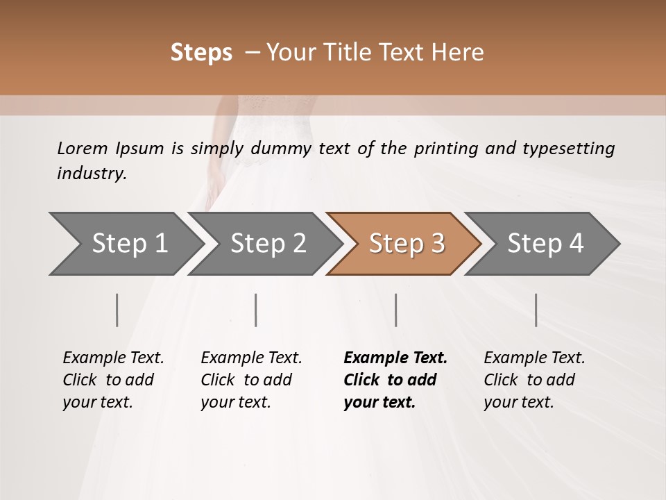 Luxury Hairdressing Dress PowerPoint Template