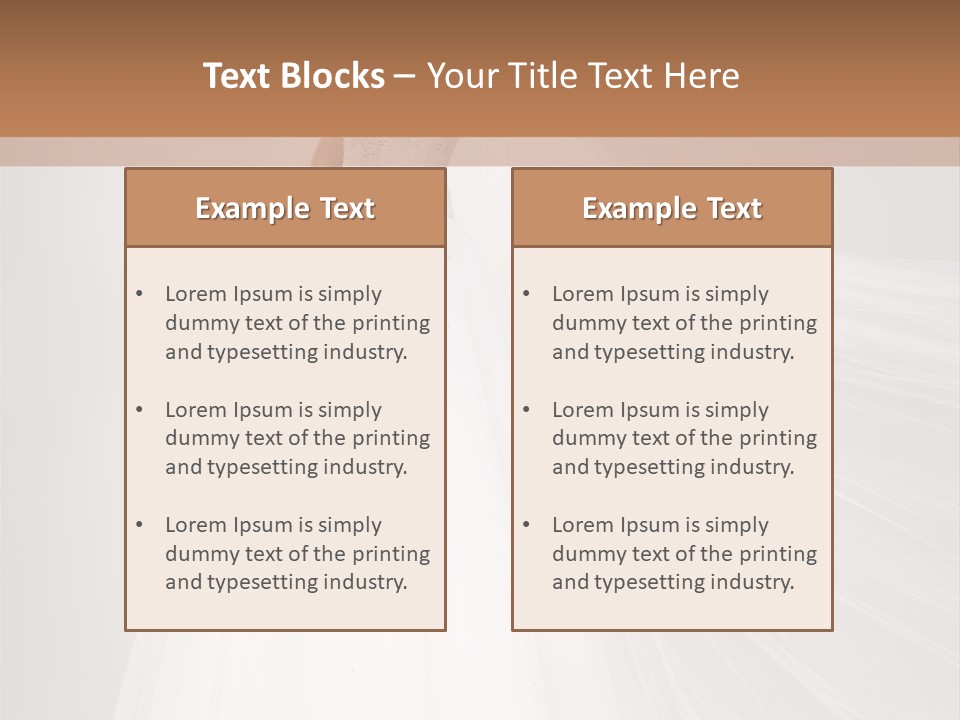 Luxury Hairdressing Dress PowerPoint Template