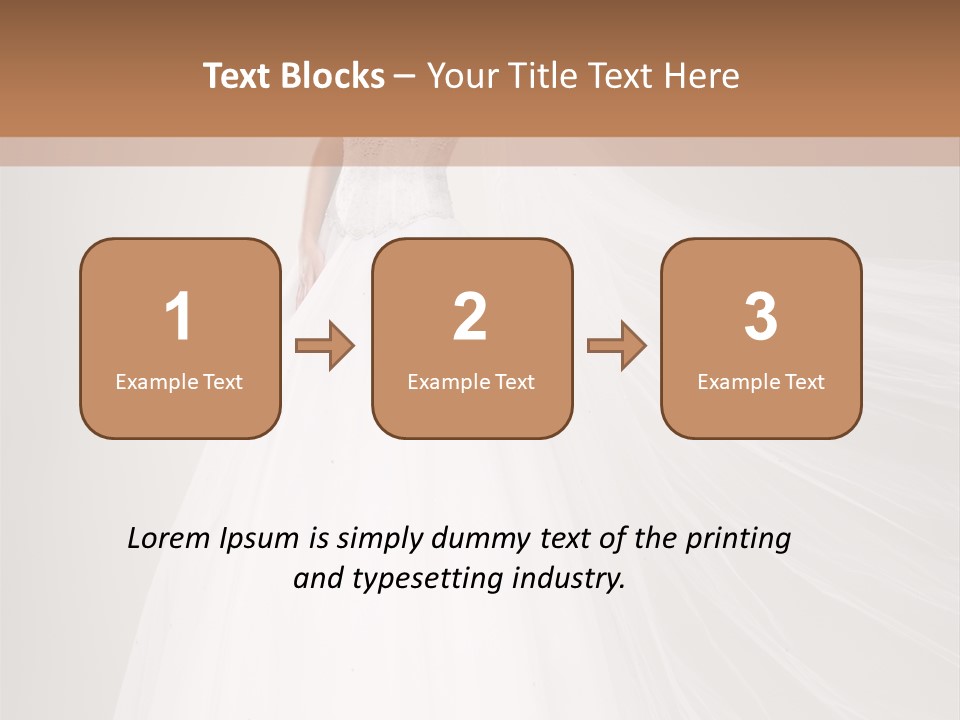 Luxury Hairdressing Dress PowerPoint Template