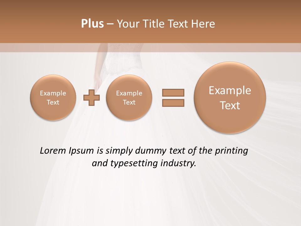 Luxury Hairdressing Dress PowerPoint Template