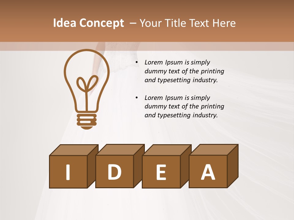 Luxury Hairdressing Dress PowerPoint Template