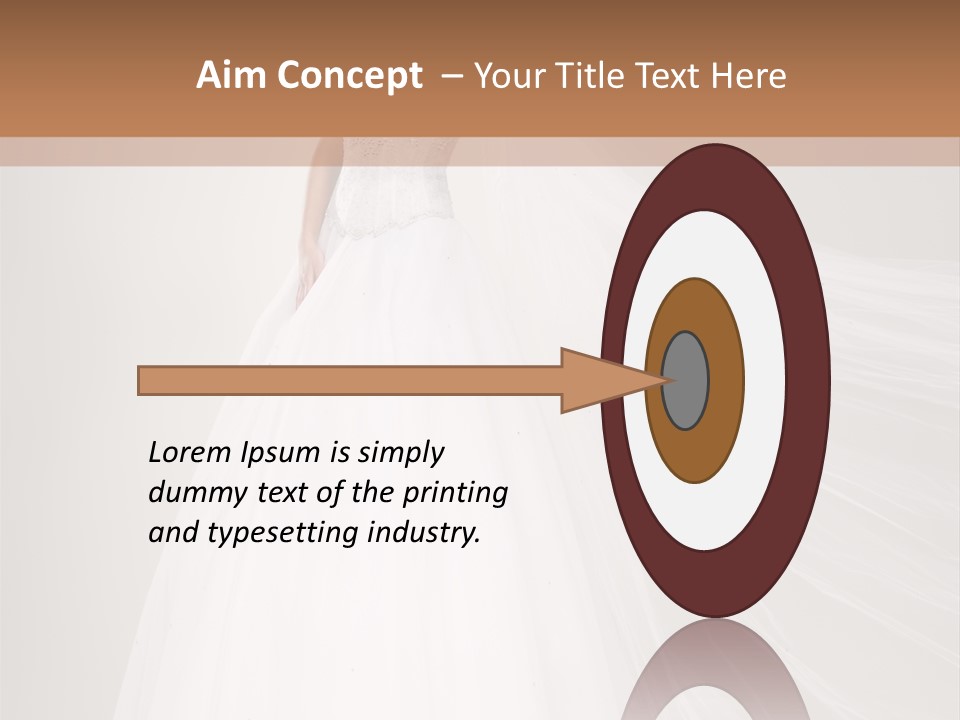 Luxury Hairdressing Dress PowerPoint Template