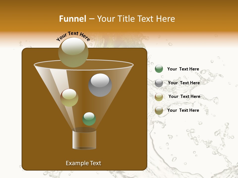 Fresh Broccoli Water PowerPoint Template