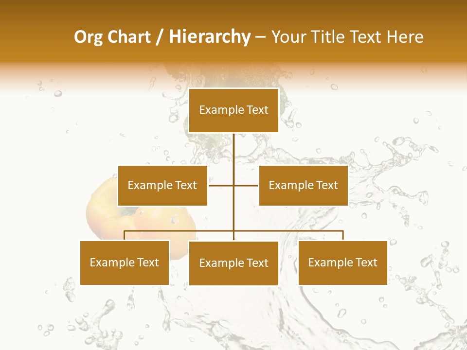 Fresh Broccoli Water PowerPoint Template