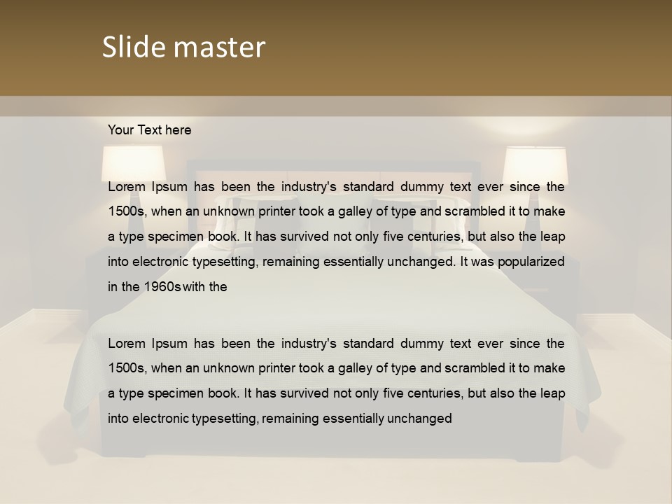 Floor Furniture Board PowerPoint Template