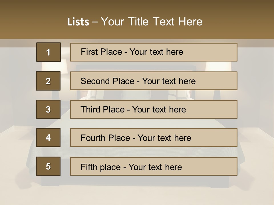 Floor Furniture Board PowerPoint Template