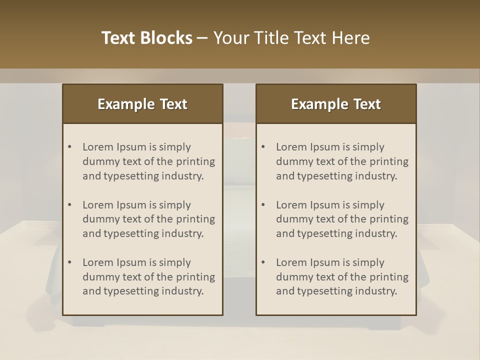 Floor Furniture Board PowerPoint Template