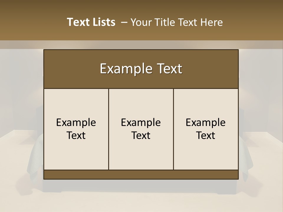 Floor Furniture Board PowerPoint Template