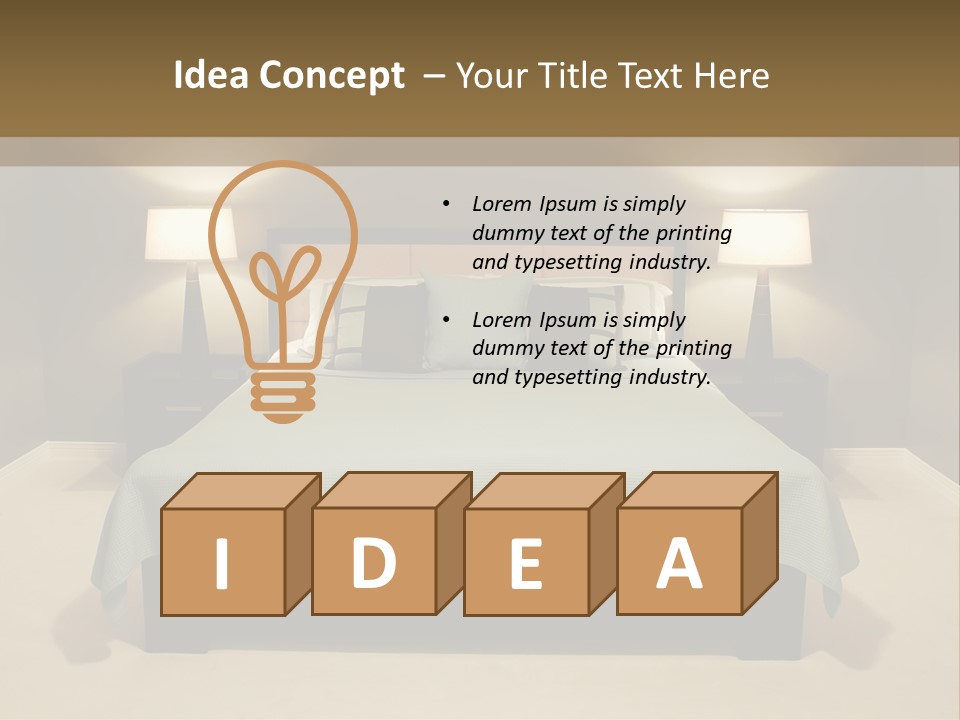 Floor Furniture Board PowerPoint Template
