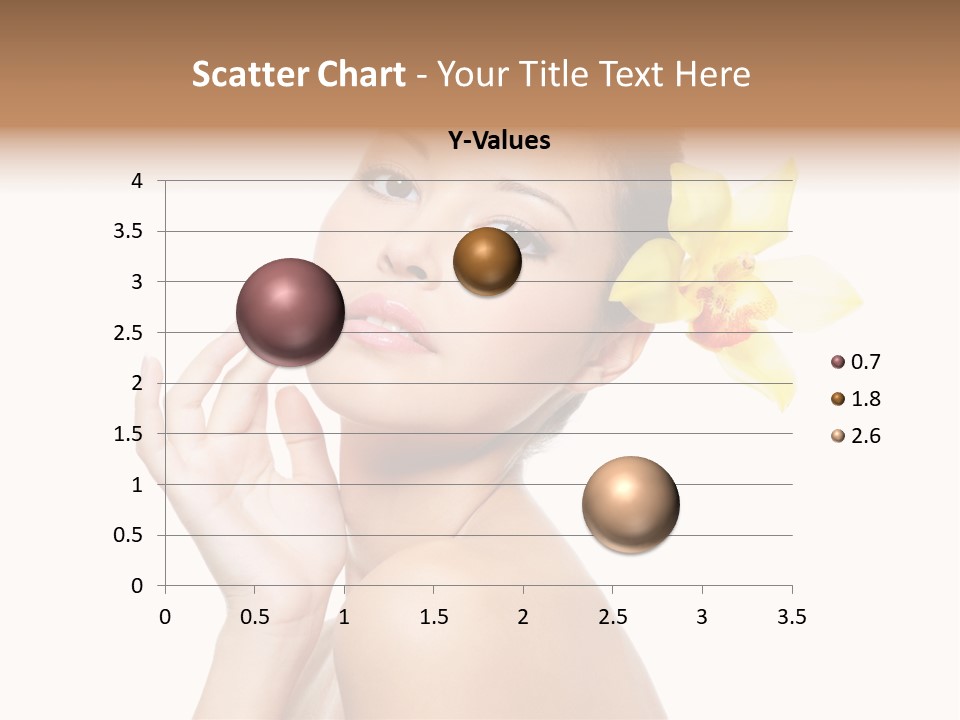 Beauty Shoulder Flower PowerPoint Template