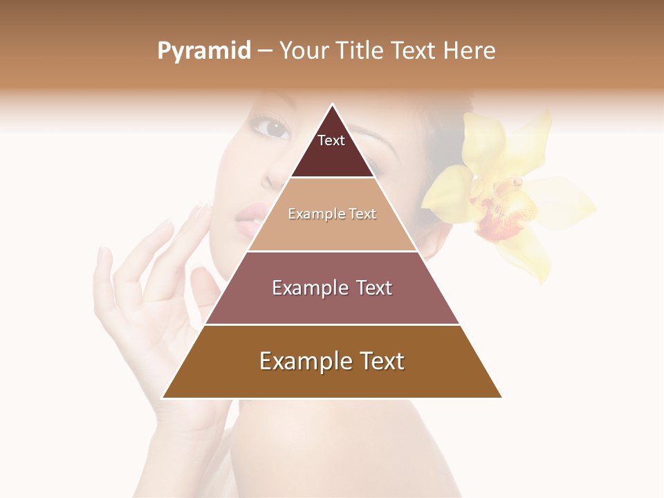 Beauty Shoulder Flower PowerPoint Template