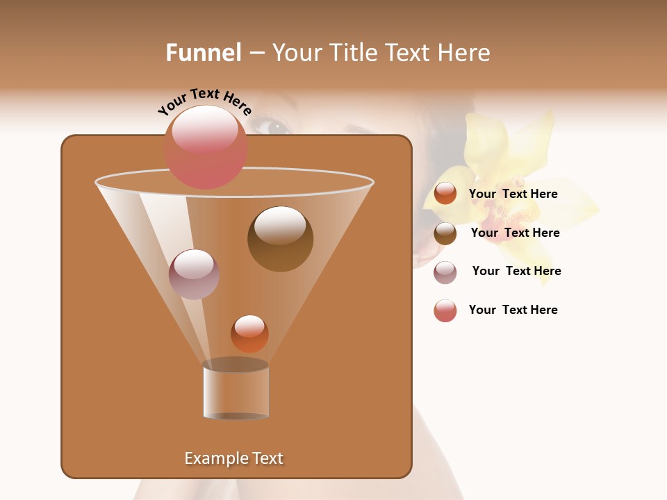 Beauty Shoulder Flower PowerPoint Template