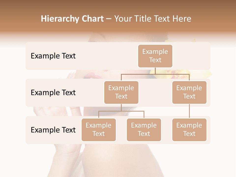 Beauty Shoulder Flower PowerPoint Template