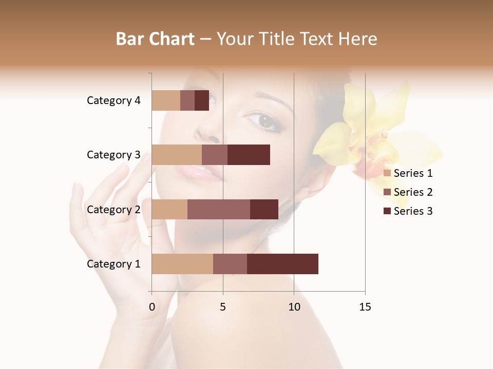 Beauty Shoulder Flower PowerPoint Template