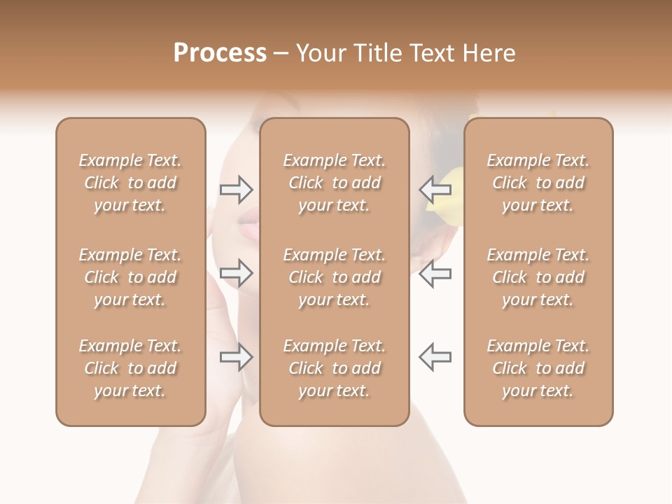 Beauty Shoulder Flower PowerPoint Template
