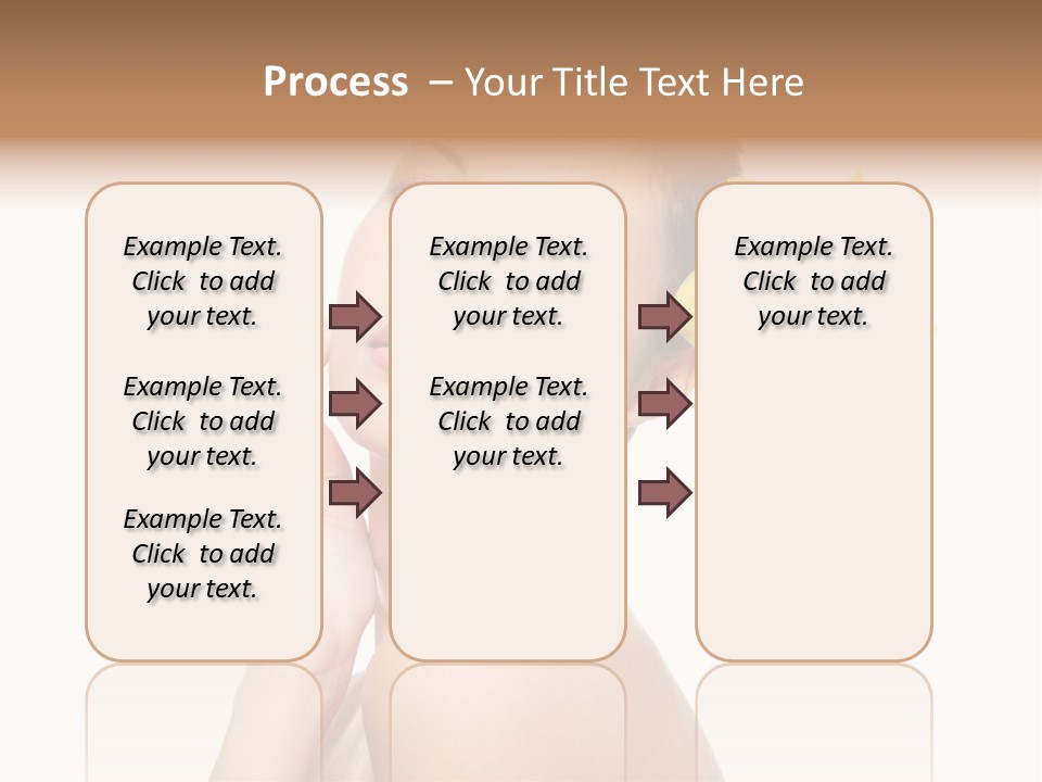 Beauty Shoulder Flower PowerPoint Template