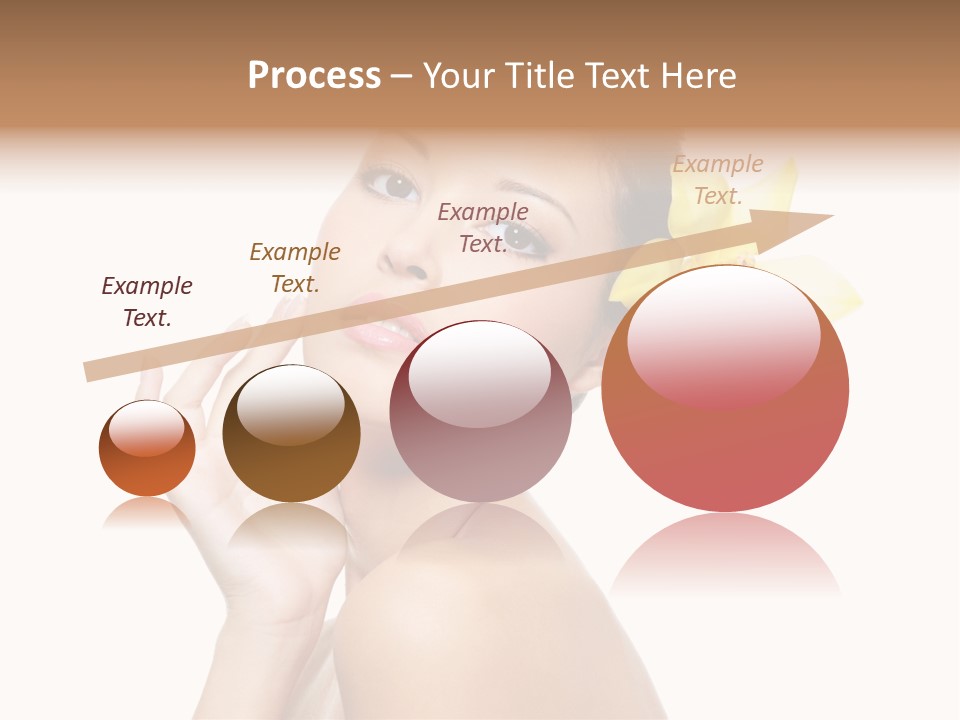 Beauty Shoulder Flower PowerPoint Template