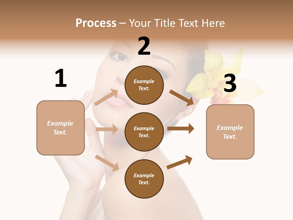 Beauty Shoulder Flower PowerPoint Template
