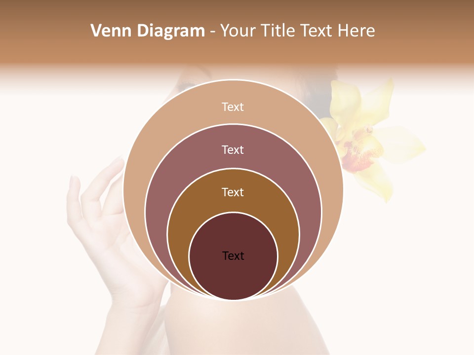 Beauty Shoulder Flower PowerPoint Template