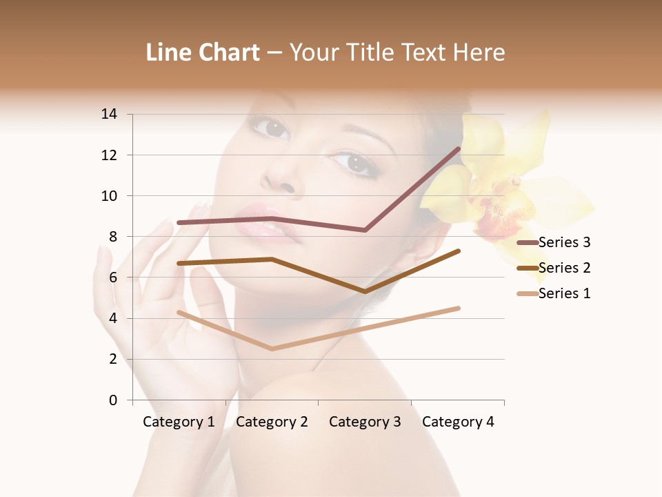 Beauty Shoulder Flower PowerPoint Template