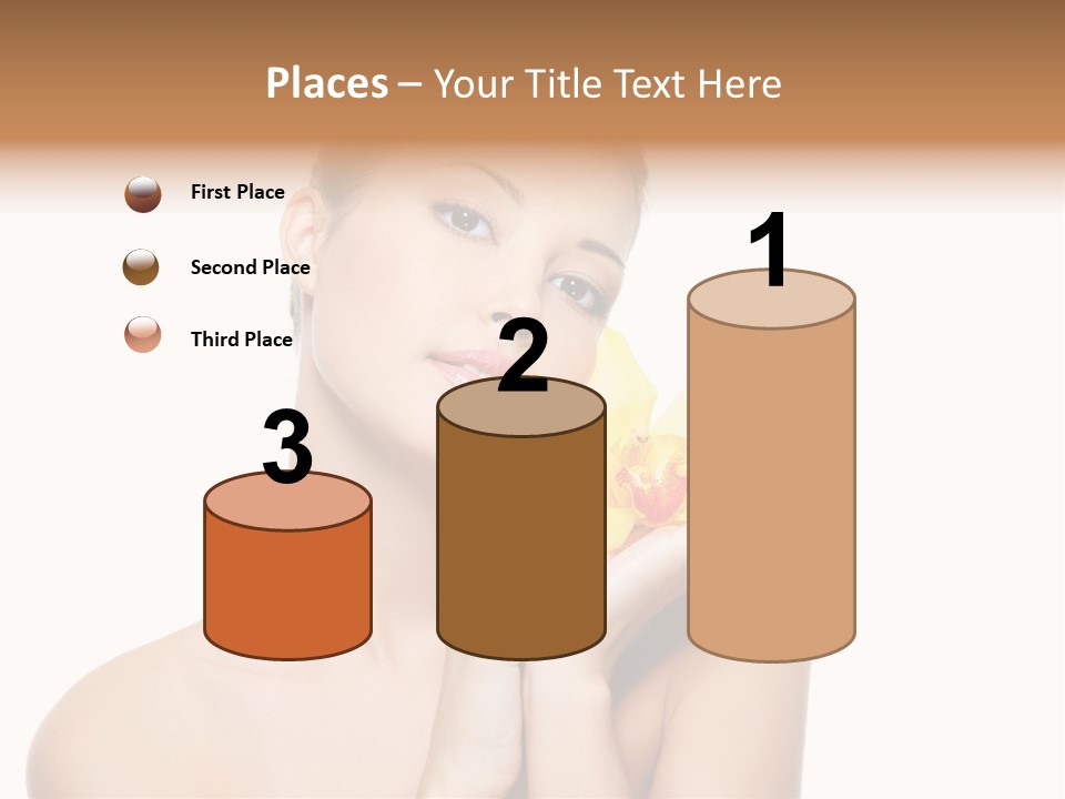Skincare Care Caucasian PowerPoint Template
