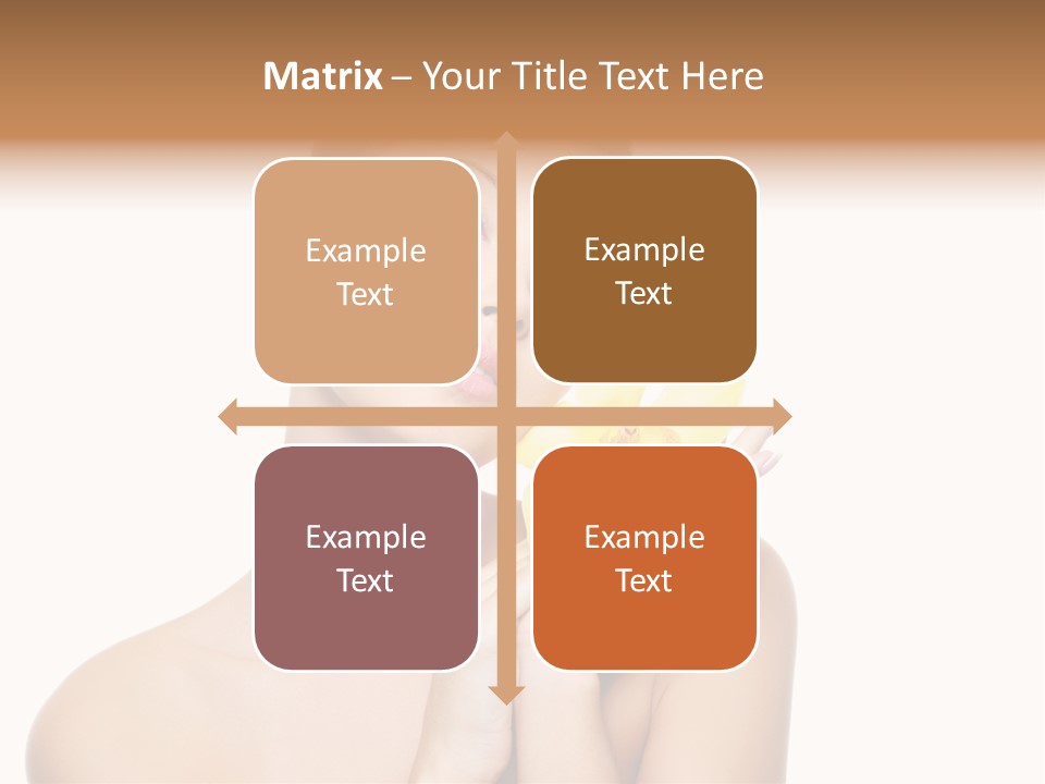 Skincare Care Caucasian PowerPoint Template