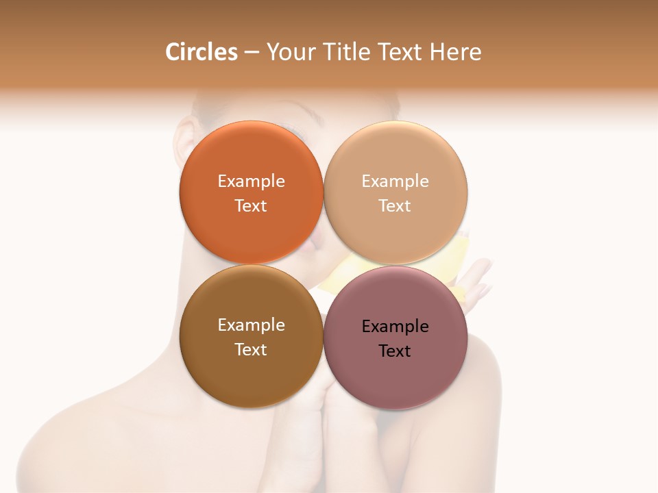 Skincare Care Caucasian PowerPoint Template