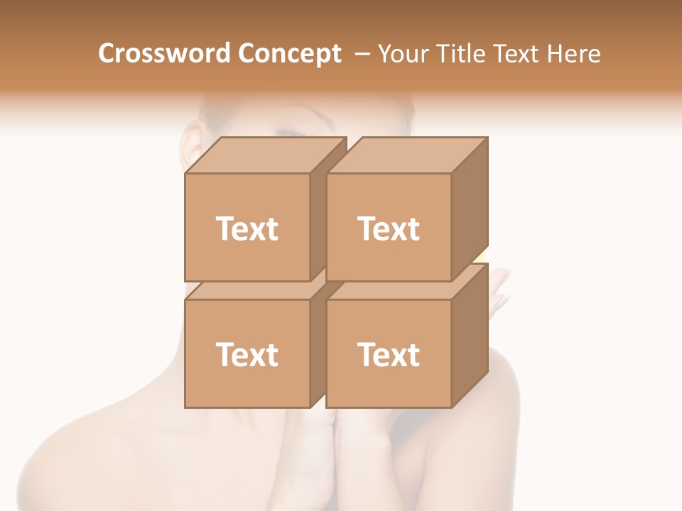 Skincare Care Caucasian PowerPoint Template