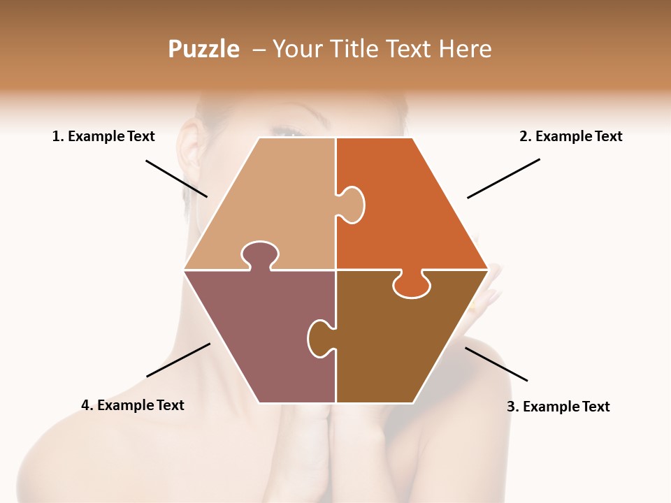 Skincare Care Caucasian PowerPoint Template