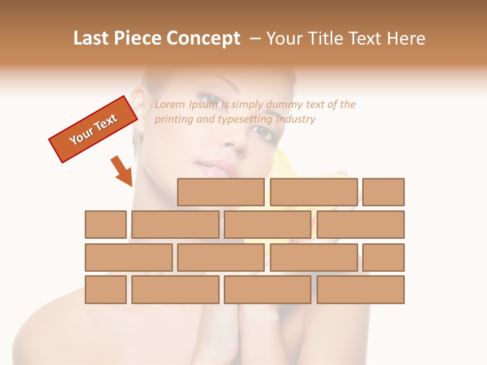Skincare Care Caucasian PowerPoint Template