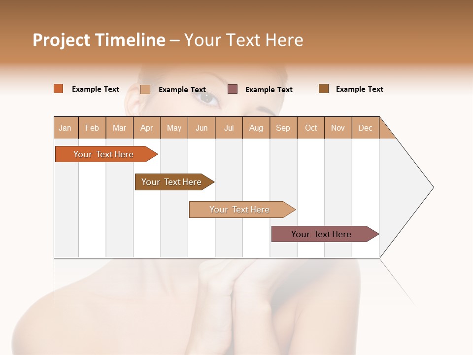 Skincare Care Caucasian PowerPoint Template